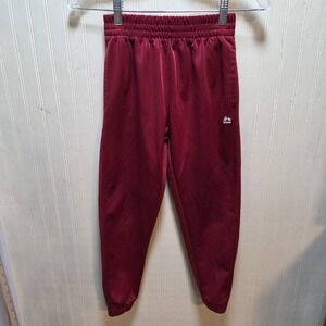 RBX Pants Girls 8 Red Jogger Sweatpants Elastic Waist Ankle Athletic Knit